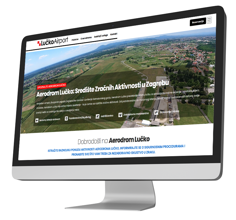 Stranica Aerodroma Lučko poziva na suradnju